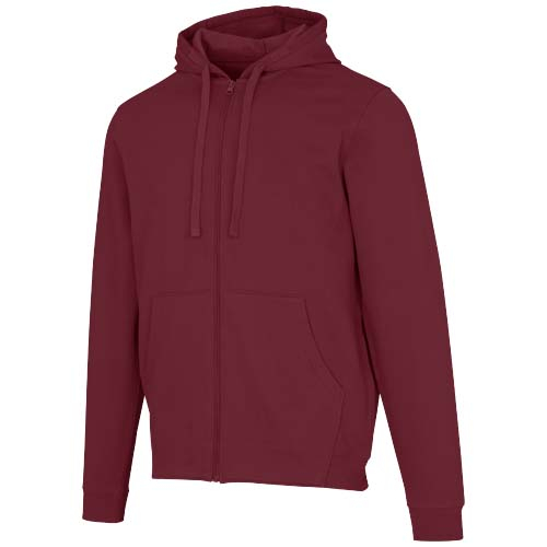 Sweat à capuche recyclé 280 g/m² à personnaliser Jasper Bordeaux profond